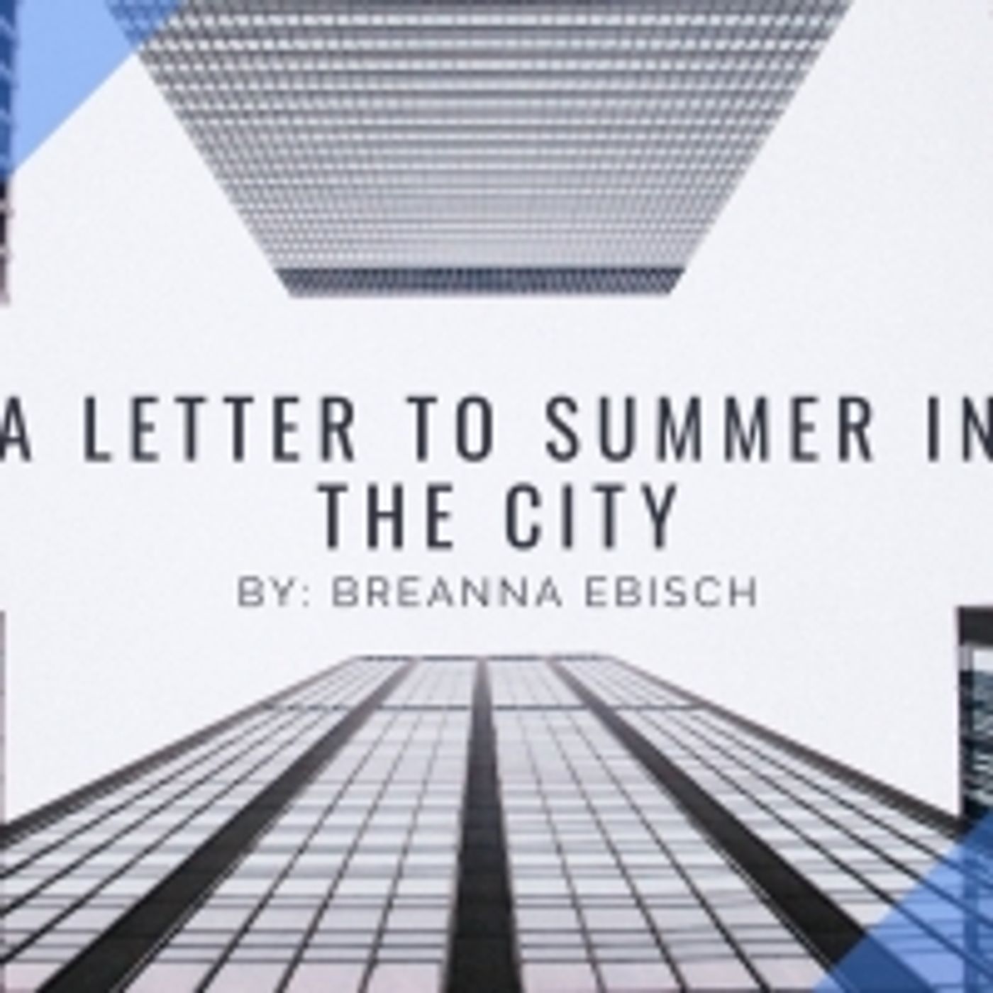 Student Blog: A Letter to Summer in the City