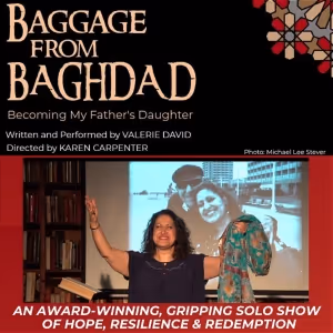Valerie David Brings Award-Winning BAGGAGE FROM BAGHDAD to Scranton Fringe