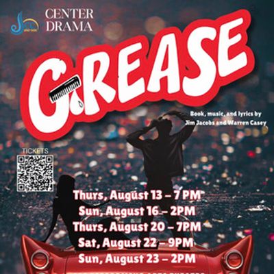GREASE to be Presented at Center Drama Community Theater