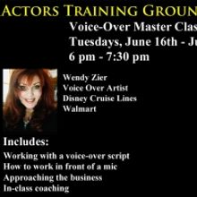 V.O. Artist Wendy Zier to Host Voice-Over Master Class