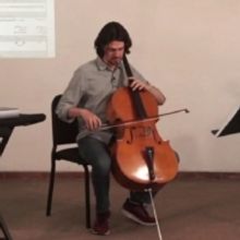 El Violonchelista Diego Gutiérrez Ofreció Clase Magistral Sobre La Pieza Kottos, De