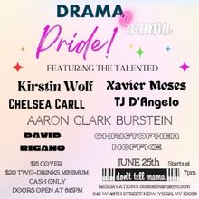 Staff Of The Drama Book Shop to Present DRAMA @ MAMA: PRIDE
