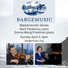 Masterworks Series to be Presented At Bargemusic, New York City's Floating Concert Ha