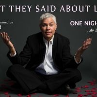 Steve Budd Returns in WHAT THEY SAID ABOUT LOVE