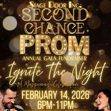 Stage Door Inc. to Host SECOND CHANCE PROM Gala on Valentine's Day 2026