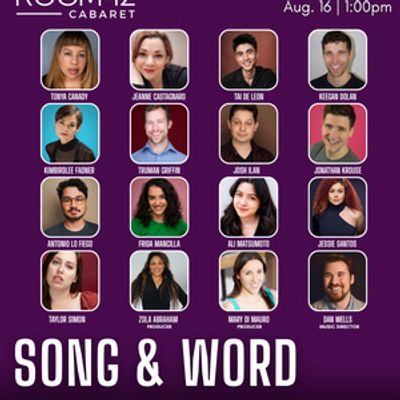 SONG & WORD: AN AFTERNOON OF THEATRE is Coming to The Green Room 42