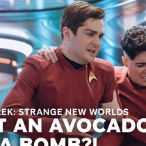 STRANGE NEW WORLDS Clip: Scotty and Ortegas Race to Warn Crew of Attack