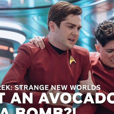 STRANGE NEW WORLDS Clip: Scotty and Ortegas Race to Warn Crew of Attack