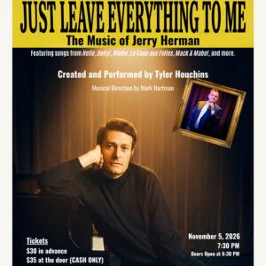 Tyler Houchins to Premiere JUST LEAVE EVERYTHING TO ME at Rosy's Taco Bar East