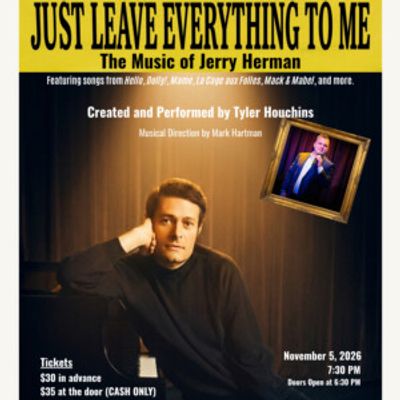 Tyler Houchins to Premiere JUST LEAVE EVERYTHING TO ME at Rosy's Taco Bar East