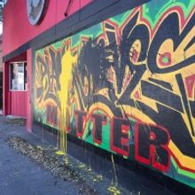 Black Lives Matter Mural At Capital Stage Vandalized