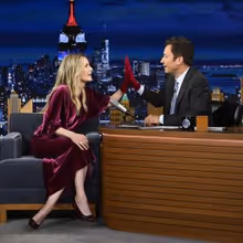 Michelle Pfeiffer, Rhea Seehorn Visit THE TONIGHT SHOW with DEXTER AND THE MOONROCKS