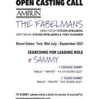 Spielberg-Directed Feature Film THE FABELMANS Seeking Kid and Teen Actors