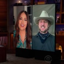 VIDEO: Salma Hayek & Owen Wilson Contemplate the Simulation on THE LATE LATE SHOW