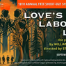 LOVE'S LABOR'S LOST to Tour Shelby County in Tennessee Shakespeare Company's Free Series