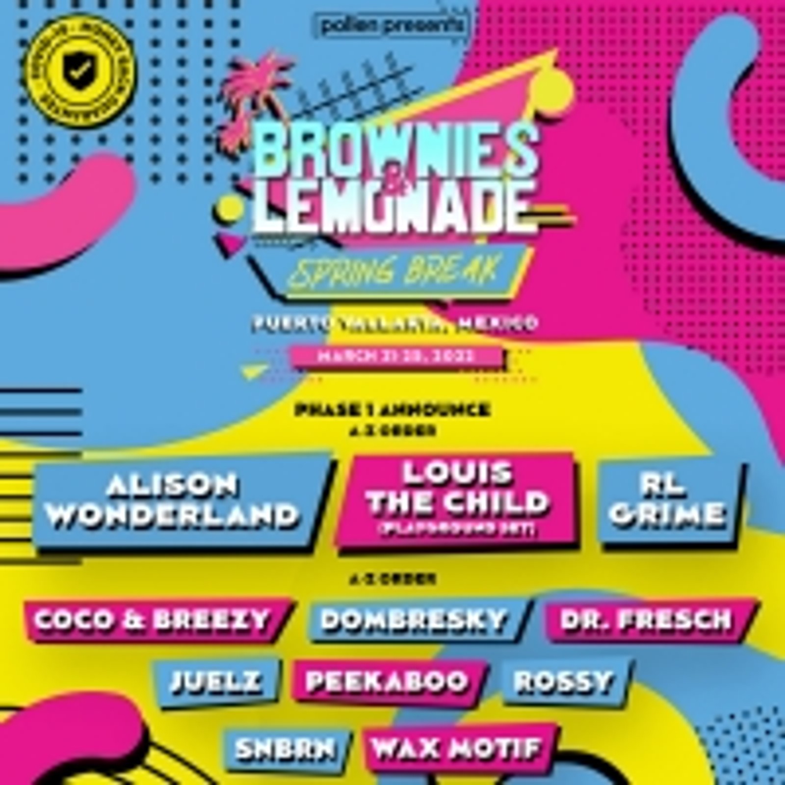 Brownies & Lemonade Announces Spring Break Puerto Vallarta Lineup