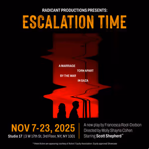 ESCALATION TIME to Debut At Studio 17 Starring Scott Shepherd And Francesca…