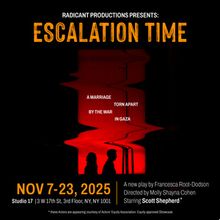 ESCALATION TIME to Debut At Studio 17 Starring Scott Shepherd And Francesca Root-Dods