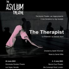 Asylum Theatre to Present THE THERAPIST by Gabriela Yepes This Month