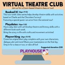 Playhouse Theatre Academy Announces Virtual Theatre Club