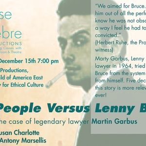 Stephen Dexter, Timothy Doyle and More to Star in THE PEOPLE VERSUS LENNY BRUCE Stage
