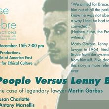 Stephen Dexter, Timothy Doyle and More to Star in THE PEOPLE VERSUS LENNY BRUCE Stage