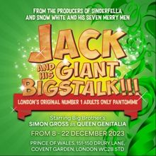 Adult Pantomime to Return to the West End With JACK AND HIS GIANT BIGSTALK at The Pri