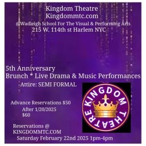 Kingdom Theatre Announces 5th Anniversary Celebration