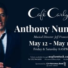 Singer-songwriter Anthony Nunziata Will Make Café Carlyle Debut May 12th and 13th