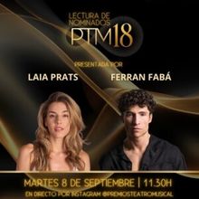 Laia Prats y Ferran Fabà presentarán la lectura de nominados de los Premios del Teatro Musical