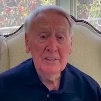 VIDEO: Vin Scully, the Voice of Dodgers Baseball, Provides Uplifting Message For Fans