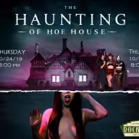 Rockwell Table And Stage With Cherry Poppins Present THE HAUNTING OF HOE HOUSE