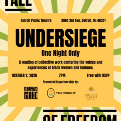 UNDERSIEGE to Present Black Women Voices at Detroit Public Theatre