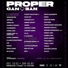 FNGRS CRSSD Unveils the Lineup for PROPER NYE/NYD 2025