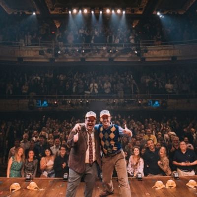 Video: Watch Josh Gad and Andrew Rannells Take First Bows in GUTENBERG! THE MUSICAL!