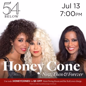 Honey Cone to Present NOW, THEN & FOREVER At 54 Below