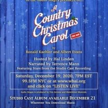 A COUNTRY CHRISTMAS CAROL, ON AIR at Audio Stages