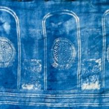 Adiyogi Shiva: A Journey in Cosmic Indigo The Largest Painting Ever by Sangeeta Gupta