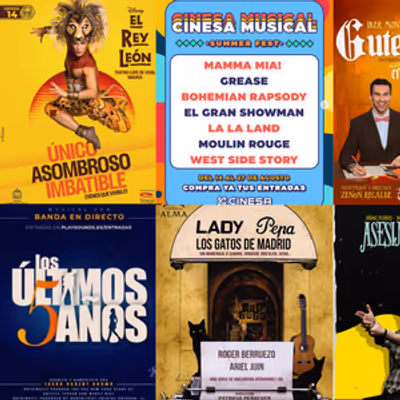 Los musicales que SÍ puedes ver en Madrid este agosto
