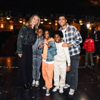 Photos: DWTS Partners Julia Stiles and Ezra Sosa Visit MJ on Broadway