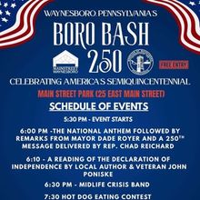 Waynesboro to Host BORO BASH for America 250 Celebration