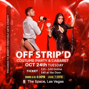 Eric Bean Brings OFF STRIP'D Charity Cabaret Show and Costume Party to The Space