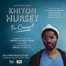 Khiyon Hursey Will Play The Other Palace in July With Julian Hornik, Cheeyang Ng, All