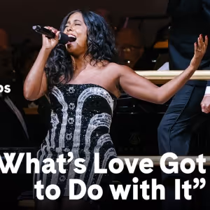 Video: Adrienne Warren Sings 'What’s Love Got to Do with It?' with the New York Pops