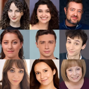 Cast Set for THE HOUSE WITHOUT A CHRISTMAS TREE at Griffin Theatre Company