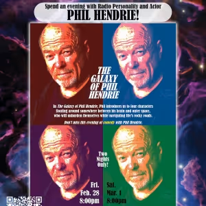 THE GALAXY OF PHIL HENDRIE Is Coming To Theatre West