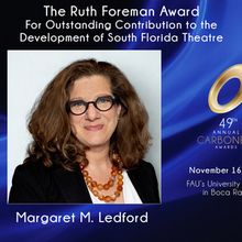 Margaret M. Ledford to Receive Carbonell Awards' Ruth Foreman Award