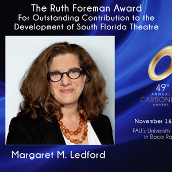 Margaret M. Ledford to Receive Carbonell Awards' Ruth Foreman Award Photo