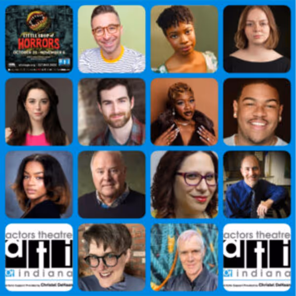 Cast Set for LITTLE SHOP OF HORRORS at Actors Theatre of Indiana Photo