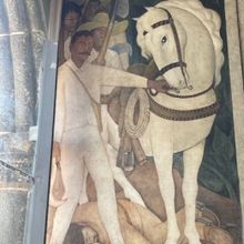 Especialistas Del Inbal Concluyen Restauración Del Mural Historia De Morelos, Conqui